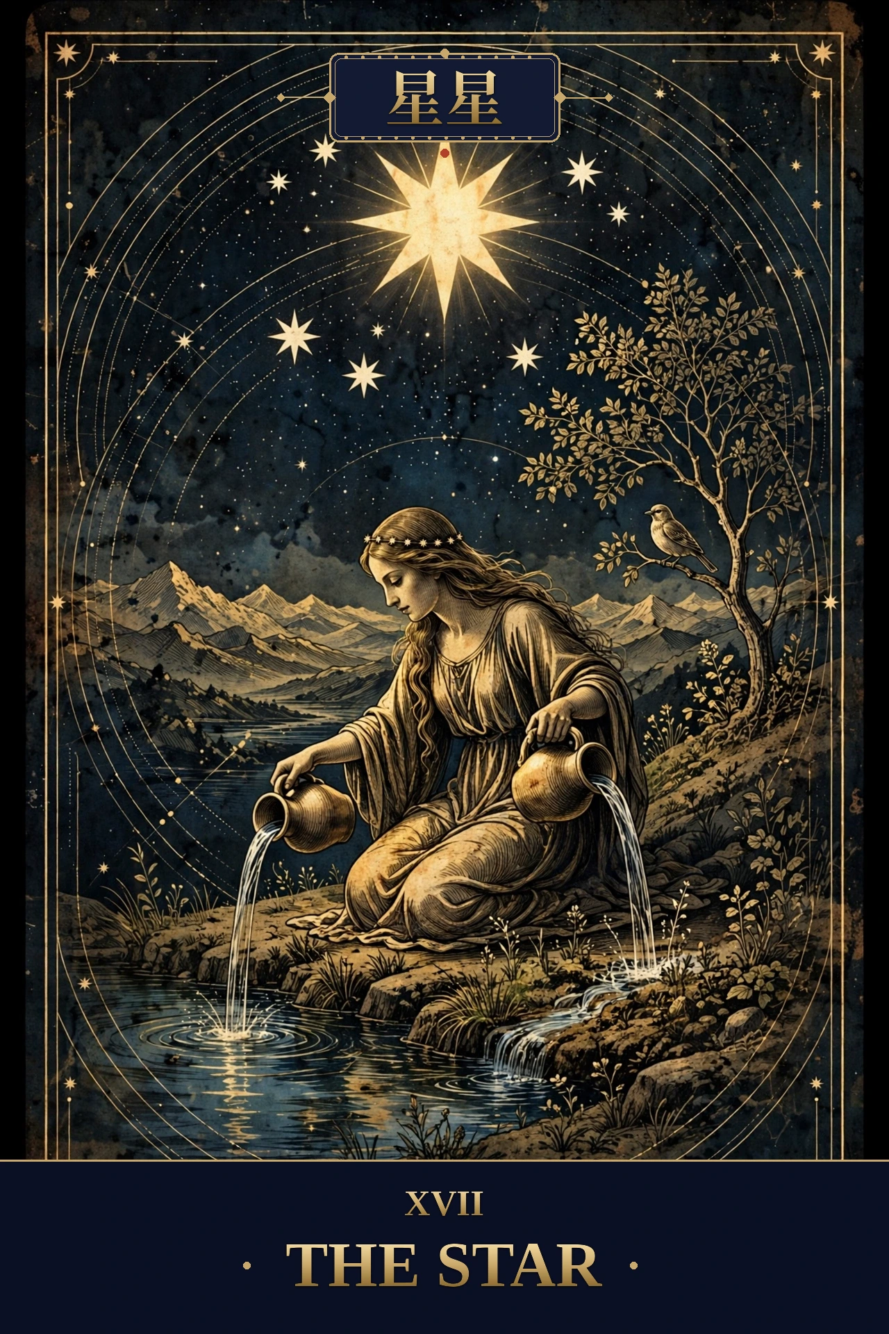 XVII 星星 (The Star)